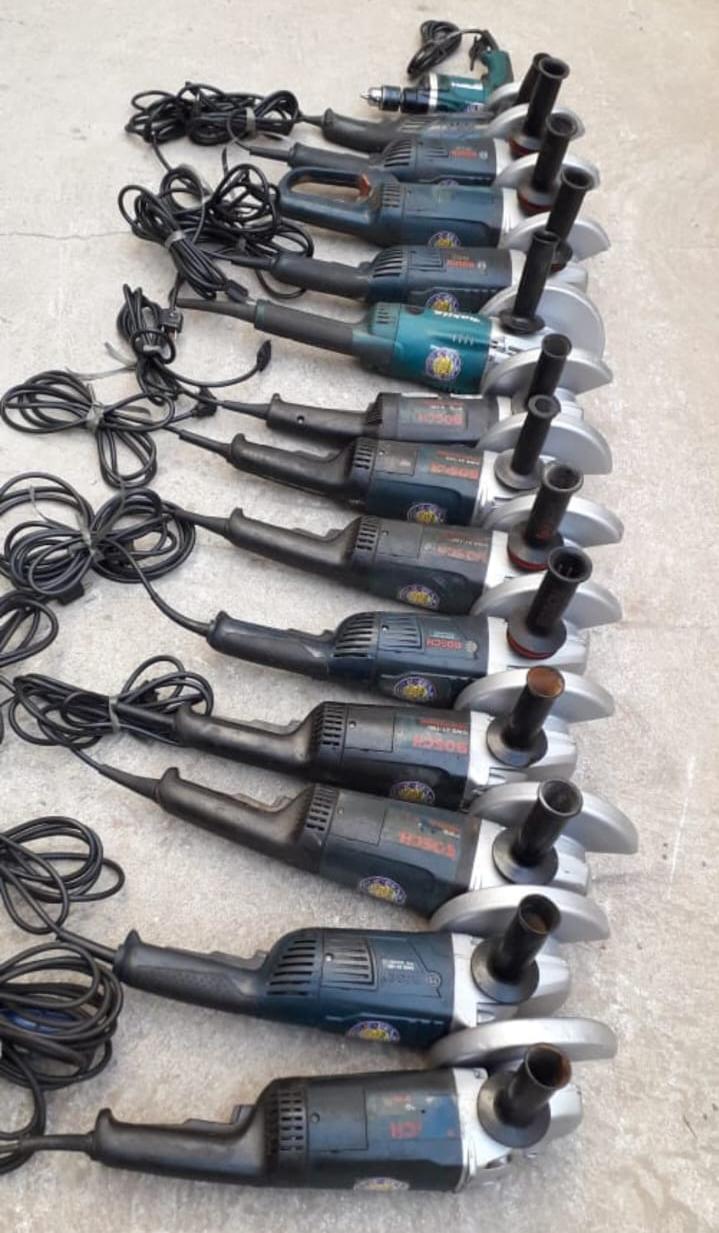 Ferramentas elétricas consertadas